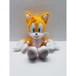 Sonic the Hedgehog Tails Yellow Plush 14-inch Toy